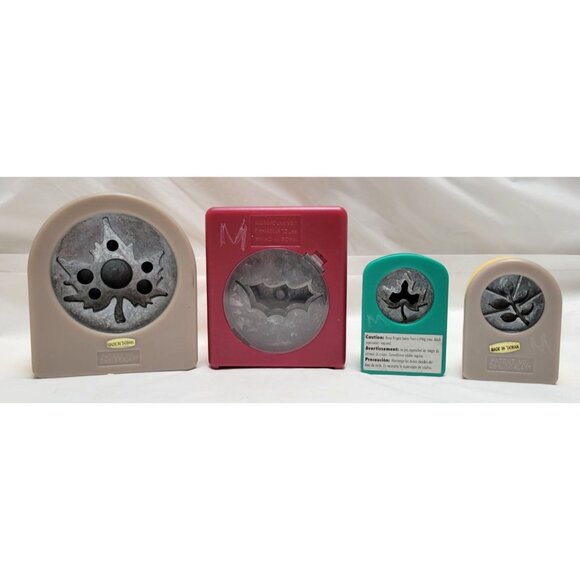 Lot of 4 Punch Bunch Marvy Uchida Emagination Leaf Holly Craft Paper Punches - Picture 6 of 6